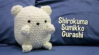 TUTORIAL Boneka Rajut Shirokuma dari Benang Chenille | Mudah Banget untuk Pemula! 🧶✨