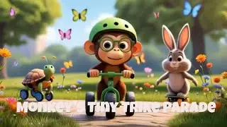 Monkey's Tiny Trike Parade - Funny Animal Adventure for Kids