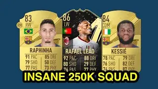 INSANE 250K HYBRID SQUAD BUILDER IN FIFA 23 ULTIMATE TEAM FT (RAPHINA, LEAO & KESSIE)
