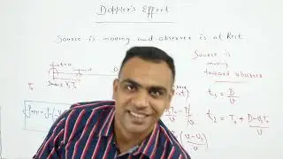 DOPPLER EFFECT WHEN SOURCE IS MOVING ll DOPPLER EFFECT ll CLASS 11