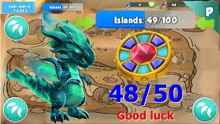 48/50 Emerald phantom Dragon-Dragon Mania Legends | 3rd Treasure Hunt Event | DML