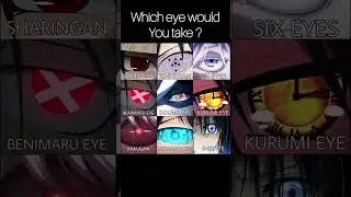 I would take six eyes #anime