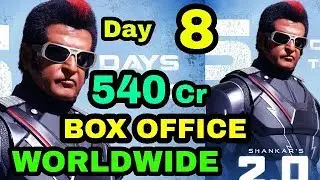 2.O movie box office collection day 8/WORLDWIDE,INDIA/RAJINIKANTH/AKSHAY KUMAR