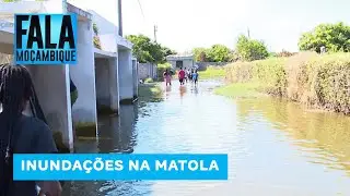 Moradores do bairro Primeiro de Maio na Matola dizem não suportar mais viver em casas alagadas