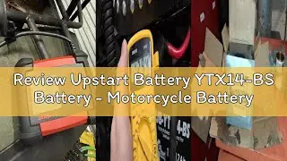 Review Upstart Battery YTX14-BS Battery - Motorcycle Battery, ATV Battery 12V 12AH, UTV, 4 Wheeler,