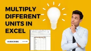 Multiply Different Units In Excel ‼️ Pro Excel Trick 😎 #howto #excel #exceltips #exceltutorial