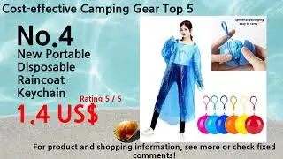 August 2024 Cost-effective Camping Gear Ranking