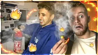 SETTING YOUTUBERS FLAT ON FIRE!!! *PRANK*