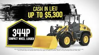 0% годовых на 48 месяцев на компактную строительную технику John Deere в The Backyard.