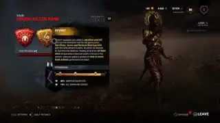 Dead by Daylight: Wish she did this in higher rank