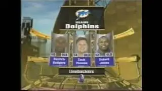 1999 week 6 Miami Dolphins at New England Patriots