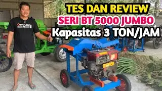 Tes dan Review BT 5000 JUMBO Pisau CUSTOM Super Cepat #mesincacahrumput