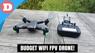 DM95 VISITOR Foldable WiFi FPV Drone - Review & Unboxing