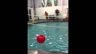 Pool attendant bank shot