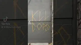 No I in Team #graffiti #art #satire #cops #police #mispelled