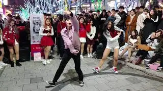[Busking No1/HD] Diana & KCT(다이아나)_ATEEZ(에이티즈)_The Private King(해적왕)/performance/홍대 버스킹/Kpop dance