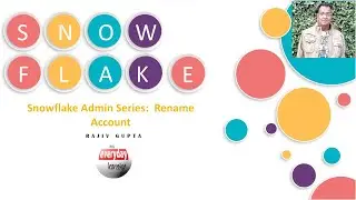 Snowflake Admin Series:  Organization Account Rename | Rajiv Gupta Learn Everyday