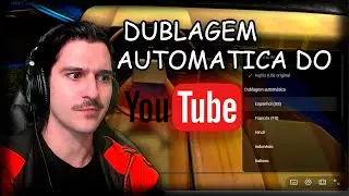 Cazum8 vendo seus vídeos com a dublagem automática do YouTube.