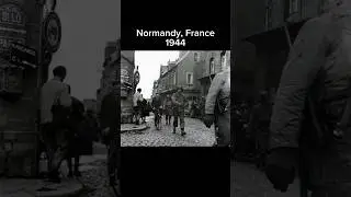 Then and now Normandy #ww2 #history #war #veteran #viral #shorts #reels #france