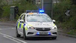 Thames Valley Police Incident Response Vehicle Vauxhall Astra estate responding