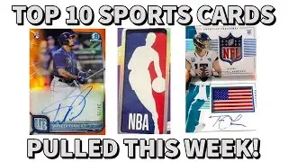 The TOP 10 SPORTS CARDS PULLED LIVE on YouTube, Instagram, Facebook TikTok & Twitch! | Episode 44