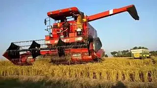 Preet Combine Harvester with SMS System