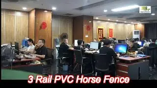 pvc flexible vinyl horse fencing custom design 1.5m 1.2m height