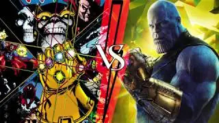 Infinity War Part 1 Comic vs Cinematic