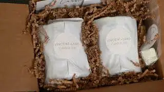 Vincent + Land soy wax packaging