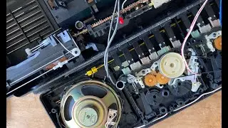 Taking Apart a Magnavox Boom Box Tape Player Radio for Salvage - Tear Apart Tuesday
