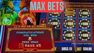 $50/Spin Jackpots at The High Limit Room 🎰 Lightning Link & Triple Fortune Dragon