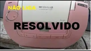 RÁDIO PORTÁTIL  PHILIPS NÃO LIGA |RESOLVIDO
