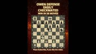 Owen's Defense | Easily Checkmated | Chess Openings | Chess Tricks | Chess Game | Learn Chess