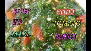 How To Make Chili Tomato Sauce/Kua Txob Txiv Lws Suav