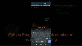 Python Program to check number of vowels in a string | Master Python 