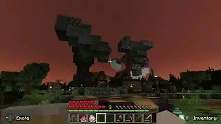 Me an my friend Lizzy playing on the vampire SMP practice season 