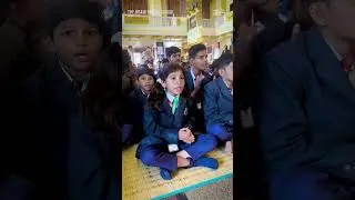 A Beautiful Spiritual Visit by the Brain Power School Students at Gupt Vrindavan Dham