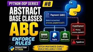 Abstract Base Classes (ABC) Explained | Python OOP Series #8