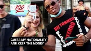 Guess My Nationality and Keep the Money | STREET INTERVIEW |  For Fun | Eric ShowTV |  Italy Edition