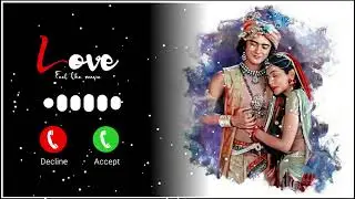 Radha Krishna Flute & Tabla Ringtone 🎶 | Divine Calm Music with Visualiser | Peaceful Devotional BGM