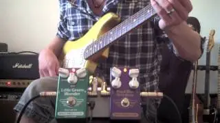Mad Professor Royal Blue Overdrive stacked with other pedals by Marko Karhu