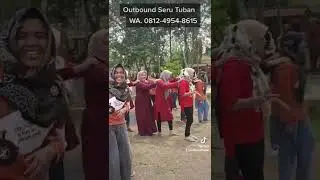 🔴 Outbound Seru Ibu Ibu di Tuban Menyenangkan - Wisata Taman Rimba Sendang Asmoro Ngino Semanding