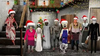 Christmas Special Live All Horror Games 🎅🎄🌟 #granny #evilnun #kamla #icescream #mrmeat #live #horror