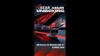 ASMR Unboxing MSI Stealth A16 Mercedes AMG AI+