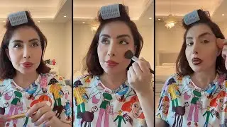 شيماء علي بناتها حنين وزينة ما خلّوها تجهز نفسها 😅❤️