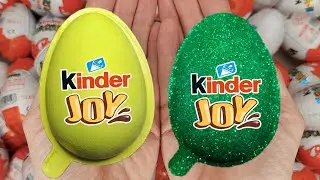 Satisfying Video | Unpacking Yummy Kinder Joy & Kinder Surprise Chocolate Eggs ASMR Candy Opening