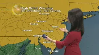 Digital Brief: High Wind Warnings For Sunday Afternoon