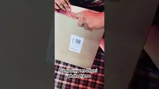 😱Unboxing ms Dhoni photo frame 🖼 😱 #shortsfeed #msd #dhoni #viralshortsvideo #ytshorts #viral