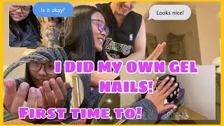 TESTING MY MYLEE GEL NAIL KIT! FIRST TIME TO! NA SATISFY BA? | FILIPINA BRITISH FAMILY IN UK