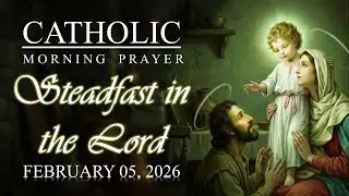 CATHOLIC MORNING PRAYER | Steadfast in the Lord🙏| February 5, 2026 | @SacredEchoesofGrace